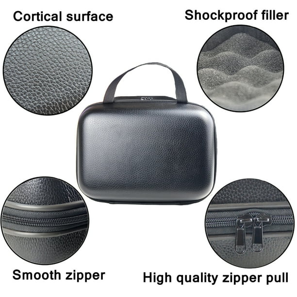 Spinning Reel Case Black Fishing Reel Bag PU Fishing Real Protective Cover  Waterproof Spinning Reel Pack Shockproof Organizer for Spinning Reel  Fishing Outdoor 