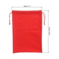 thumbnail image 2 of Uxcell Ski Goggle Bag, Microfiber Snow Goggles Case Drawstring Pouch Red, 2 of 6