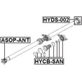 thumbnail image 2 of Febest DRIVE SHAFT BEARING # HYCB-SAN OEM 49575-2B010, 2 of 2