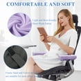 thumbnail image 3 of CAVENDY Memory Foam Office Chair Arm Covers – Soft Plush Armrest Cushions for Elbows & Forearms, Machine Washable, 2-Pack, 3 of 6