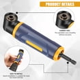 thumbnail image 5 of 90 Degree Right Angle Drill for Most Hex Shank Bit Electric Screwdriver Corner Drill Zinc Alloy for Precision Work Home Repair Corner Screwing, 5 of 10
