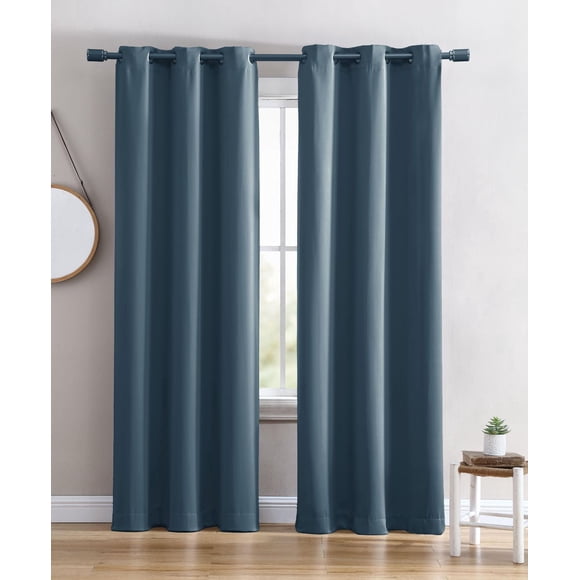 Solid Blackout Grommet Window Panel