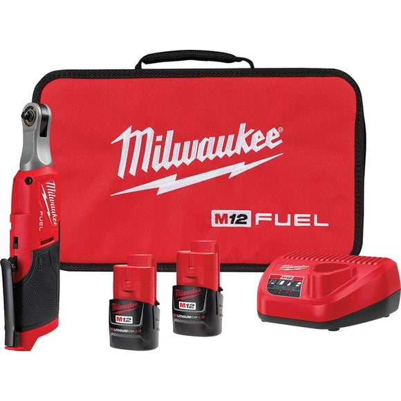 Milwaukee 2566-22 M12 FUEL 1/4" High Speed Ratchet Kit