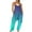 Light Blue, variant on Women's Jumpsuits Summer V Neck Sleeveless Overalls Stretchy Adjustable Spaghetti Strap Romper with Pockets 2024 Loose Fit Overalls Wide Leg Jumpsuit Harem Bib Overalls