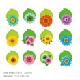 thumbnail image 2 of 1 Set Spiral Flower Pendants Set Decorative Pendants Mother's Day Party Props, 2 of 7