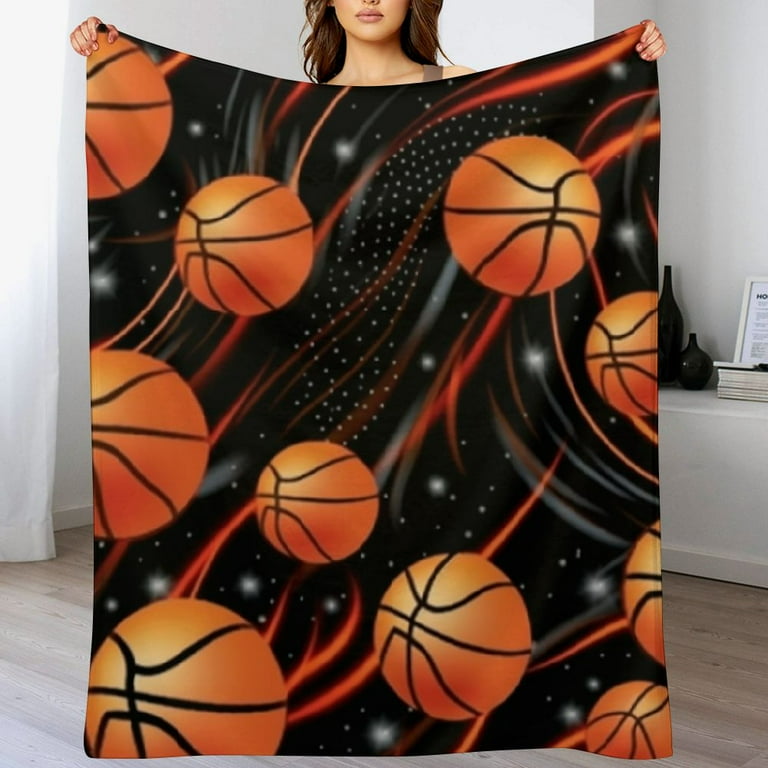 ARISTURING Basketball Gifts for Girls Basketball Gifts for Boys Basketball Lover Player Gifts Blanket 50 x 60