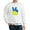 White, variant on CafePress - Ukrainian Flag Peace Sign Ukraine Nativ Sweatshirt - Crew Neck Sweatshirt