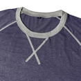 thumbnail image 7 of NinXxx Men's Crew Neck Short Sleeve Soft Breathable Everyday Comfort Tee Dark Blue XXL Dark Blue XXL, 7 of 7