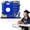 Blue, variant on Z52LingLing Decoration Blue Wooden Graduation Decoration (18x15) - Natural Material Frame for Diploma Photo, Thoughtful Class Gift, Dorm or Office Display