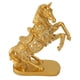 thumbnail image 5 of Estatua De Caballo, Estatuilla De Arte De Caballo, Resistencia A Los Arañazos, Color Dorado Brillante, Símbolo De Buena Fortuna Para Oficina En Casa, 5 of 7