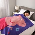 thumbnail image 3 of Peppa Pig Curly Fur Throw, 50" x 60", 3 of 6