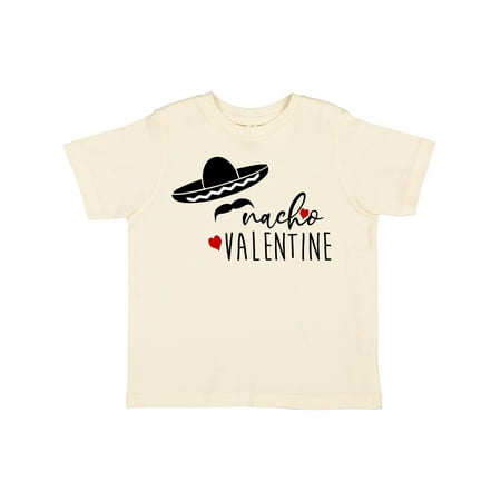 

Inktastic Funny Nacho Valentine Sombrero Hat Mustache and Hearts Gift Toddler Boy or Toddler Girl T-Shirt