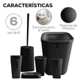 thumbnail image 3 of Kit de 6 Piezas para Baño | Juego de Accesorios para Baño Moderno | Conjunto de Accesorios de Plastico Para Baño | Set de 6 pzas para Baño, 3 of 5