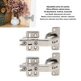 thumbnail image 3 of Frameless Cabinet Hinges, Adjustable Cabinet Hinges Cold Rolled Steel Silent Motion  For Cabinet, 3 of 8