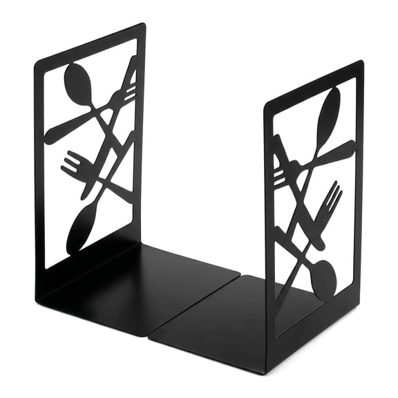 2 Pcs Book Ends Creative Metal Bookends Decorative Heavy Book