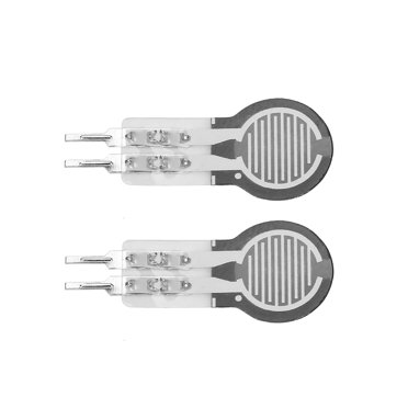 Thin Film Pressure Sensors (2-Pack) - 0.04-4.4lbs Range For DIY Electronics & Medical Devices