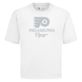 thumbnail image 2 of Men's Levelwear  White Philadelphia Flyers Shadow Surge Luxe Signature Knit T-Shirt, 2 of 3
