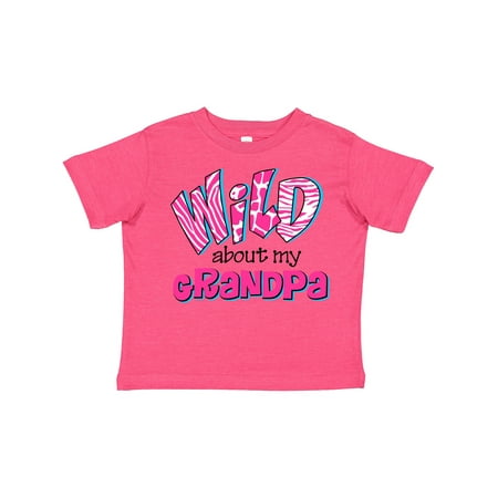 

Inktastic Wild About Grandpa Gift Toddler Toddler Girl T-Shirt