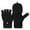 Black, variant on Winter Fingerless Gloves for Men Women, Winter Gloves, Fingerless Gloves, Mittens Finger Wool Gloves with Flip, Warm Half Finger Knitted Cold Weather, 1 Pair, 7.08x3.14"