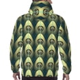 thumbnail image 7 of Daiia Peacock Gold Feather for Men's Fashion Hoodies & Sweatshirts with Kangaroo Pocket Hooded Sweatshirt Breathable & Moisture Wicking-4X-Large, 7 of 7