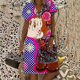 thumbnail image 3 of Vestidos de Minnie de Disney y Mickey para mujer, vestido Midi informal con estampado Floral y escote en V para vacaciones, verano 2022, 3 of 5