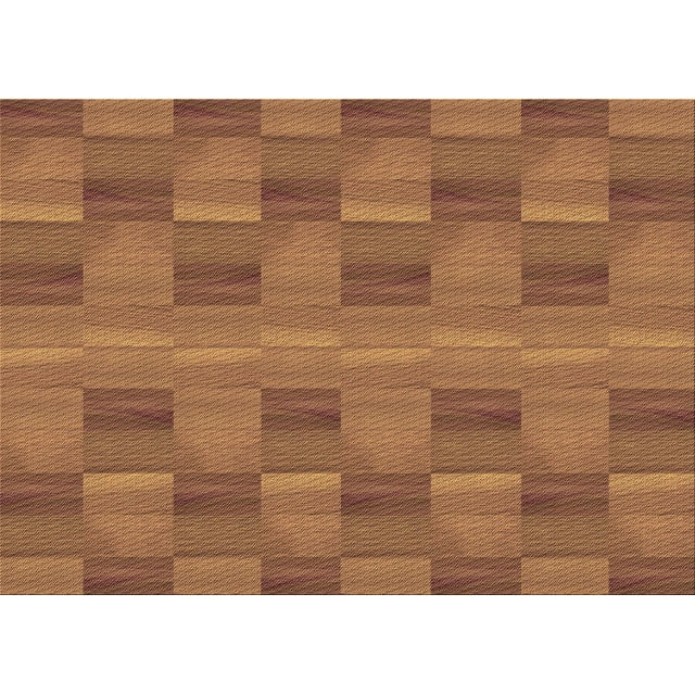 Ahgly Company Machine Washable Indoor Rectangle Transitional Mahogany Brown Area Rugs, 2' x 3'