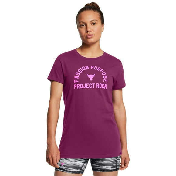 Under Armour Women's Standard Project Rock Payoff Short Sleeve T Shirt