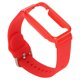 thumbnail image 3 of Correa de reloj de silicona Bling Bling con Funda protectora Mi Band 7 Pro roja, 3 of 12