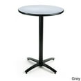 thumbnail image 5 of KFI Studios Mode 2.5' Round Bistro Table, Dark Mahogany, Arched X-Base, 5 of 5
