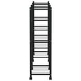 thumbnail image 4 of vidaXL Flower Stand with Wheels 32.7"x9.8"x32.9" Black Iron, 4 of 5