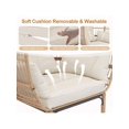 thumbnail image 4 of Studyset Patio Egg Chair Oversized Lounger,Wicker Egg Rattan Chair Outdoor Indoor,Oversized Egg-Shaped Chair,500 Lbs Egg Shape Balcony Chair Lounge Chairs For Living Room,Balcony,Backyard, 4 of 8
