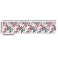 thumbnail image 3 of Ambesonne Floral Fabric by the Yard Upholstery, Ethnic Bohemian Flowers Art, 3 Yards, Dried Rose Sea Blue, 3 of 5