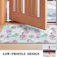 thumbnail image 3 of Pioneer Flower Floral Print Pattern Door Rugs,Washable Non Slip Door Mats Indoor,Decorative Door Mats,Entry Mat Indoor for Entrance,Bedroom,Kitchen,Bathroom,17"x30", 3 of 6