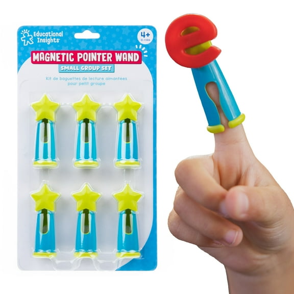 Educational Insights Magnetic Pointer Wand Set, Fine Motor Skills, Classroom Essentials (6-pack)