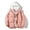 Pink, variant on XMMSWDLA Mens Plus Top Fake Two-piece Hooded Cotton-padded Jacket, Thick Warmth, Personalized Cotton-padded Jacket, Neutral Style