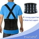thumbnail image 3 of PAZAPO - Faja lumbar para hombre y mujer - Soporte lumbar para levantamiento de pesas - Cinturón de soporte lumbar con tirantes extraíbles - Cinturón lumbar ajustable para entrenamiento, alivio del do, 3 of 5