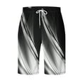 thumbnail image 4 of Iyufng Mens Shorts Men's Shorts Drawstring,Men Casual Fashion Print Shorts with Pockets Elastic Waist Beach Pants, 4 of 4