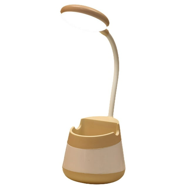 1 Ensemble Lampe de Bureau Rechargeable Lumière Douce à Intensité Réglable Porte-Stylo Type Lampe de Table LED Déco Maison pour Amazon Kindle Liseuse Kobo