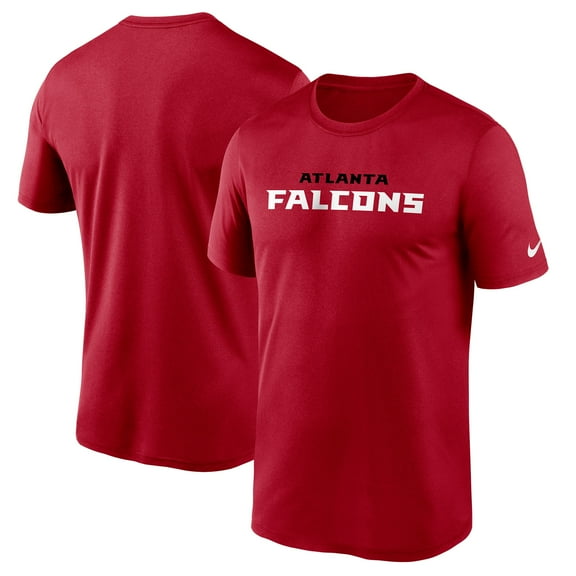 Men's Nike Red Atlanta Falcons Wordmark Legend Performance T-Shirt