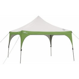 Coleman Easy Setup 10 x 10 Canopy Sun Shelter Tent for Fast Shade Tailgate Green Walmart