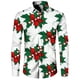thumbnail image 2 of Camisa de manga larga para hombre, regalo de Año Nuevo 2024, camisa con estampado 3D de temática navideña, camisa informal de fiesta de talla grande para hombre S-5XL, 2 of 4