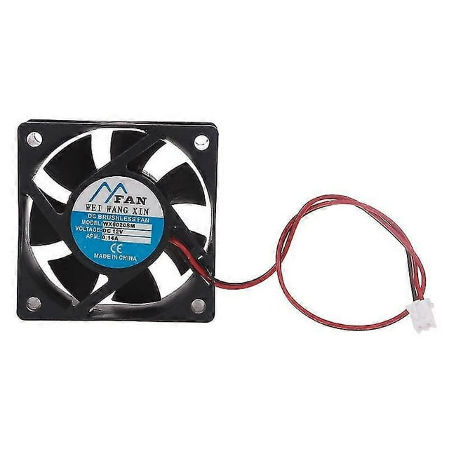 Dc12v Brushless Cooling Fan 60mm Sleeve Bearing High Speed 4500rpm Cooler 6020