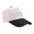 thumbnail image 2 of Women's Trucker Hat Retro Two Tone Ponytail Baseball Cap Embroidered Adjustable Hat Great Present For Mom & Women, 2 of 7