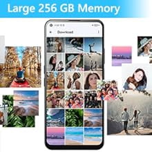 Unihertz Luna, 8GB 256GB Transparent Back Designed Light-Emitting 4G Smartphone 108MP 5000 mAh Android 12 Phone White