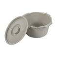 thumbnail image 1 of Milaget Seau de Commode Stable Demi-Seau pour Chaise de Commode pour Toilette Salle de Bain Adultes, 1 of 9