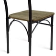 thumbnail image 6 of Furniture of America Palmer 3-Piece Dining Set, Gray and Bronze, 6 of 9