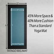 Yoga Mat Thick Wide and Long. 84x30 Workout Mat