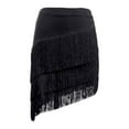 thumbnail image 4 of Angala Carnival Fringe Skirt Bohemian Style Asymmetrical Hem Mini Skirt With Flowy Tassel Details For Casual Party Wear Beautiful Stylish Women's Skirt, 4 of 4