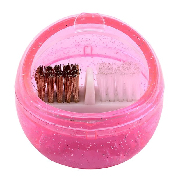 Caja De Limpieza De Brocas Caja De Limpieza De Cabeza De Pulido De Uñas No Tóxica Mini Limpiador De Brocas Portátil Caja De Cepillo De Limpieza De Uñas Duradera Para Mujeres En El Hogar Moyic CE002422-00