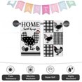thumbnail image 6 of Chicken Hen Kitchen Dish Towels Set of 2, Home Sweet Home Buffalo Plaid Check Hand Towels Farm Drying Baking Cooking Cloth, Spring Egg Farmhouse Home Kitchen Decor 18 x 26 Inch, 6 of 6